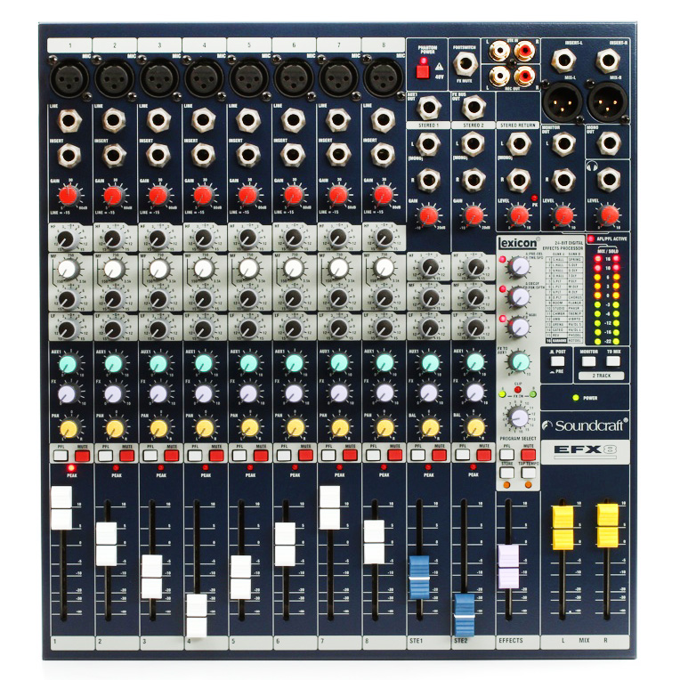 Mixer Soundcraft EFX8