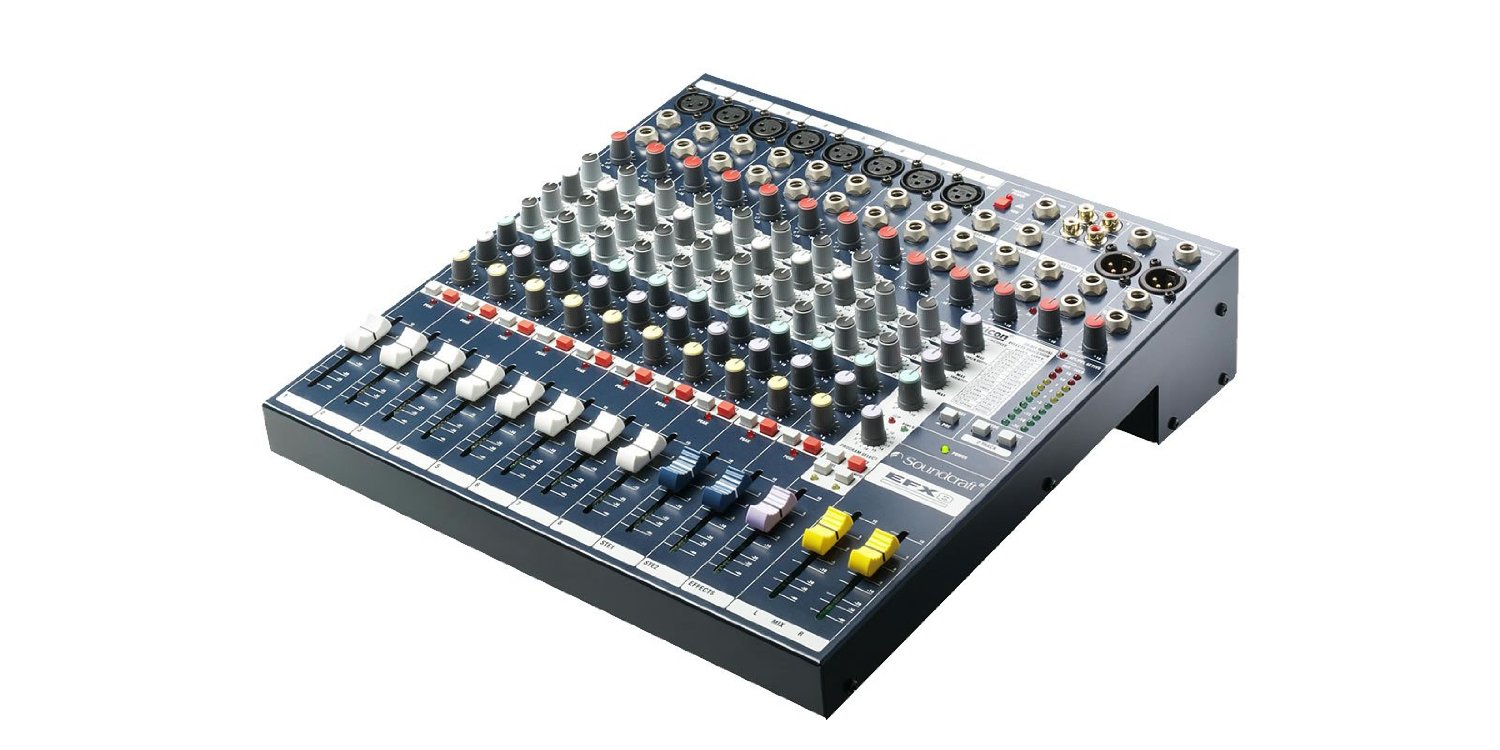 Bộ trộn âm Mixer Soundcraft EFX8