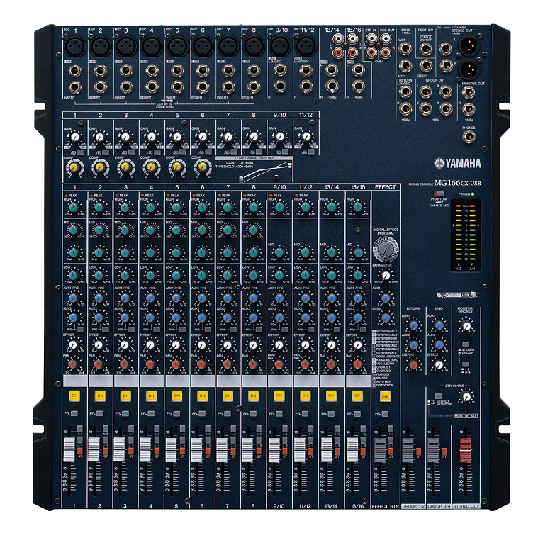 Mixer Yamaha MG166CX-USB