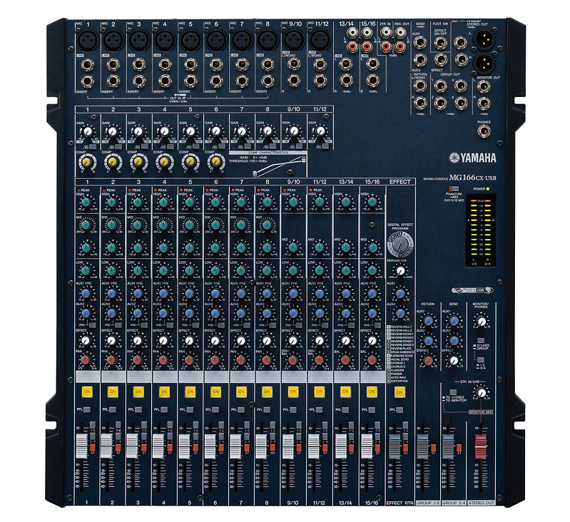 Mixer Yamaha MG166CX-USB